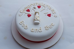40thwedding anniversary cake